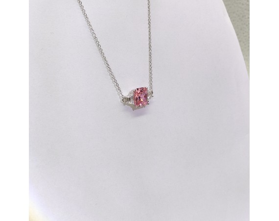 PINK ZIRCON NECKLACE