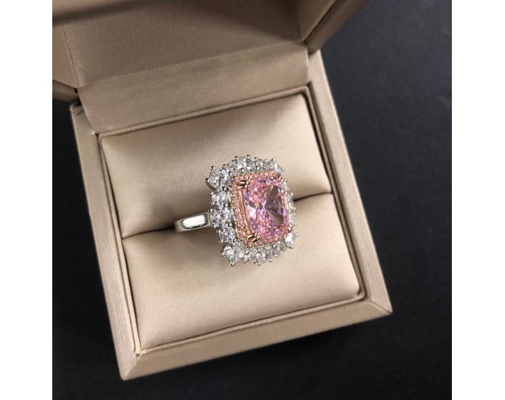 PINK ZIRCONIUM RING