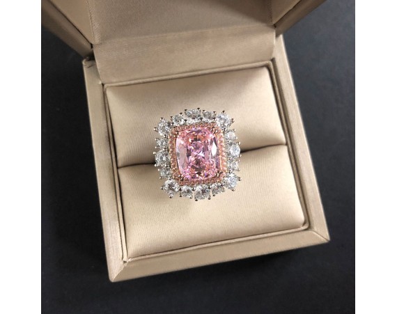 PINK ZIRCONIUM RING