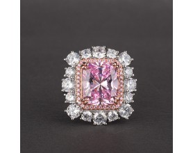 PINK ZIRCONIUM RING