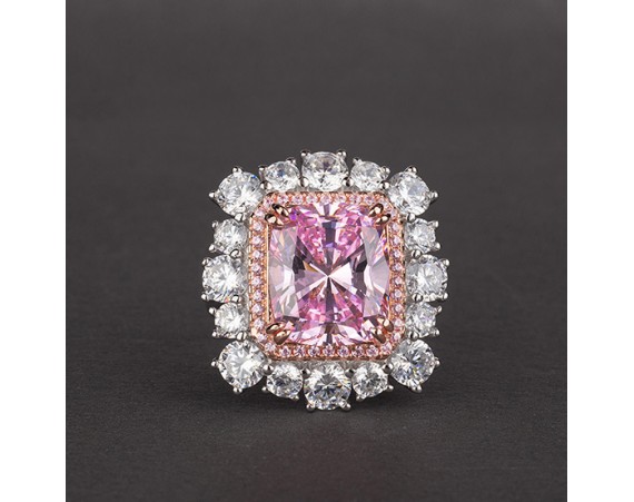 PINK ZIRCONIUM RING