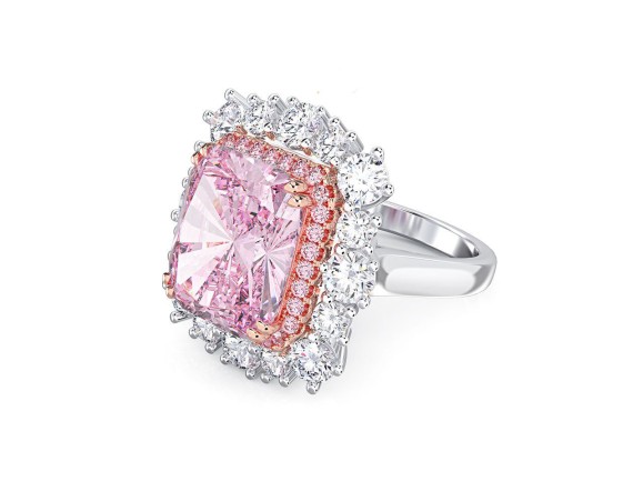 PINK ZIRCONIUM RING